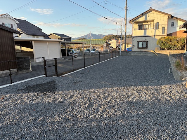 造成、砂利敷、メッシュフェンス工事 画像