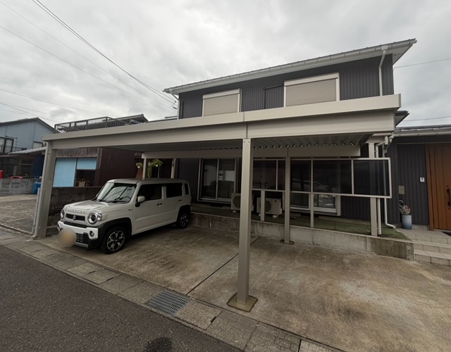 カーポート工事　２台用＋張り出し アイキャッチ画像