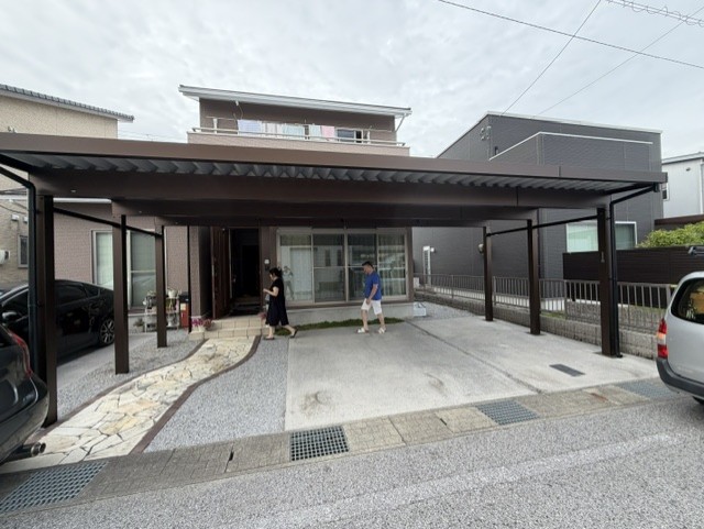 カーポート工事 画像