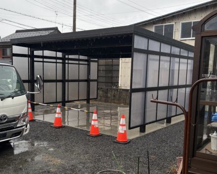 カーポート工事＋サイドパネル アイキャッチ画像