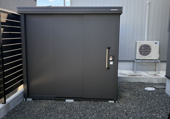 物置　ヨド物置ブラックエルモ アイキャッチ画像
