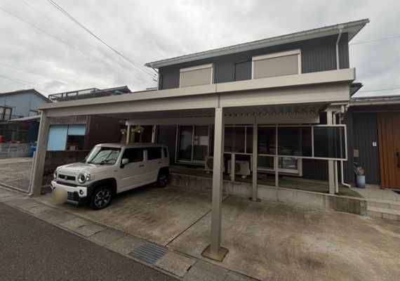 カーポート工事　２台用＋張り出し アイキャッチ画像